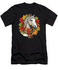 Christmas Horse Fall Outfit Cute Autumn Apparel Natalie Lidford T-Shirt
