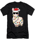 Christmas Lights Llama Alpaca December Christmas Shirtom T-Shirt