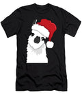Christmas Llama Funny Santa Hat Alpaca Xmas Season Gift Jan Deelmann T-Shirt
