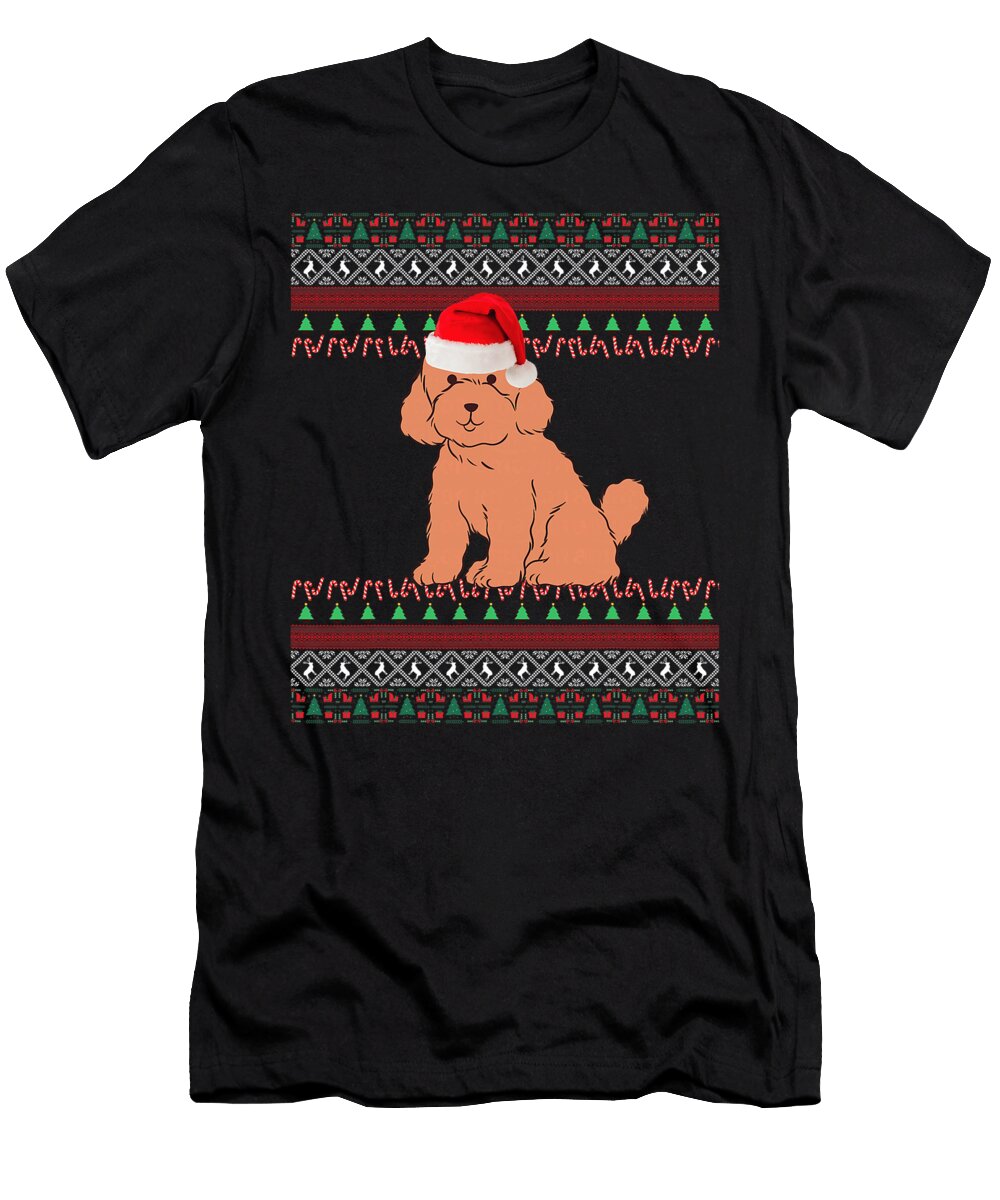 Christmas Miniature Poodle Zyneu Gangd T-Shirt