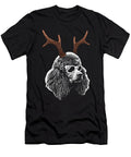 Christmas Poodle with Antlers Dhbubble T-Shirt