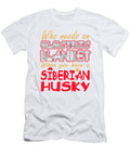 Christmas Siberian Husky Who Needs an Electric Blanket When You Have a Siberian Husky Kanig Designs T-Shirt