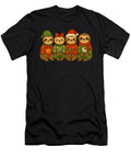 Christmas Sloth Matching Family Xmas Pajama Men Natalie Lidford T-Shirt