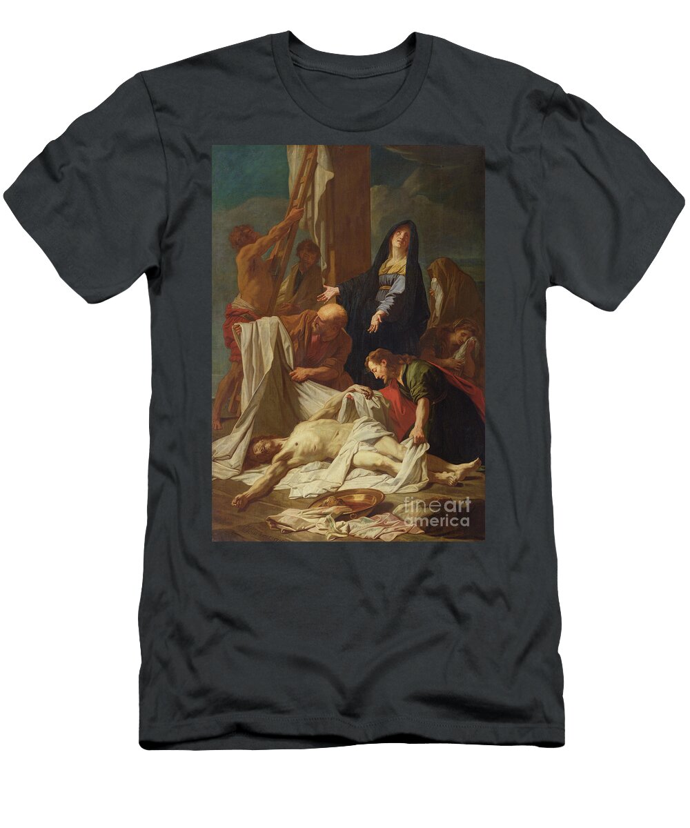 Christs Descent From the Cross Jean Baptiste Jouvenet T-Shirt