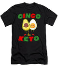 Cinco De Mayo Diet Keto Funny Avocado Lance Gambis Art T-Shirt