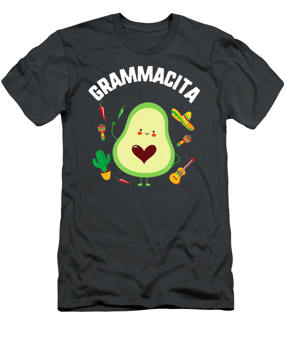 Cinco De Mayo Grammacita Guacamole Avocado Handsley Nguyen T-Shirt