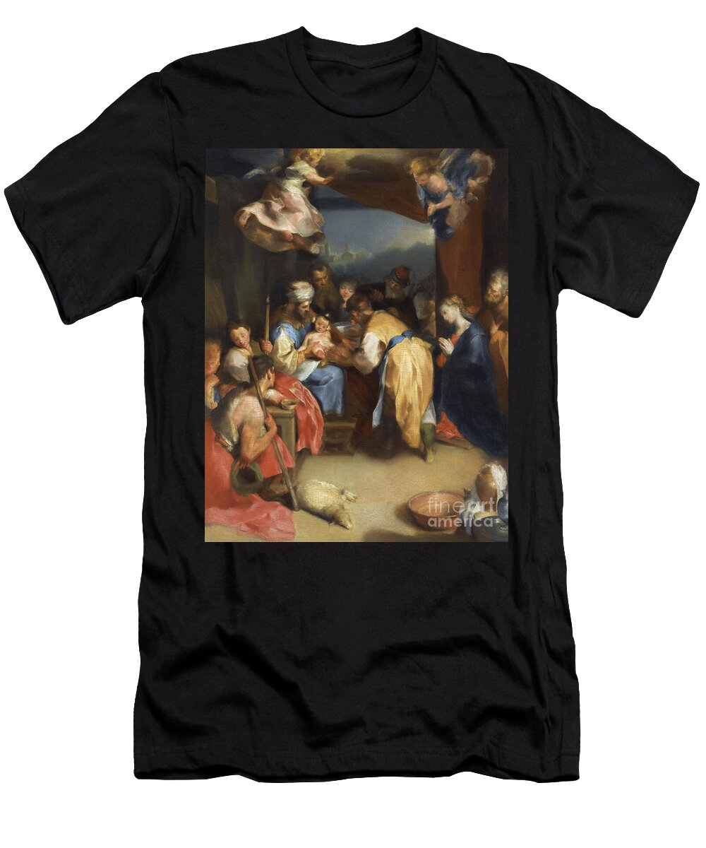 Circumcision of Jesus Federico Fiori Barocci or Baroccio T-Shirt