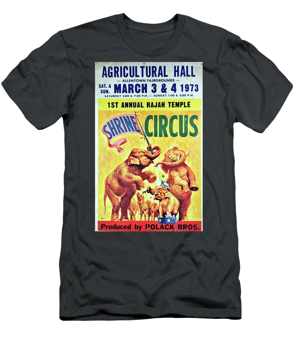 Circus Poster Allentown Fairgrounds 1973 Original Movie Poster T-Shirt