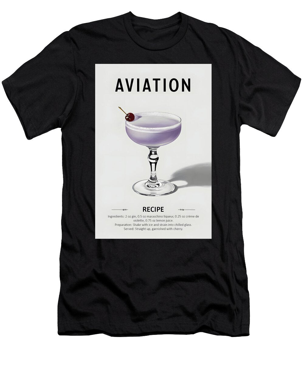 Classic Aviation Cocktail Dale Kincaid T-Shirt