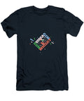 Classic Cocktails Recipe Guide in Retro Ratio 4 5 Bonb Creative T-Shirt