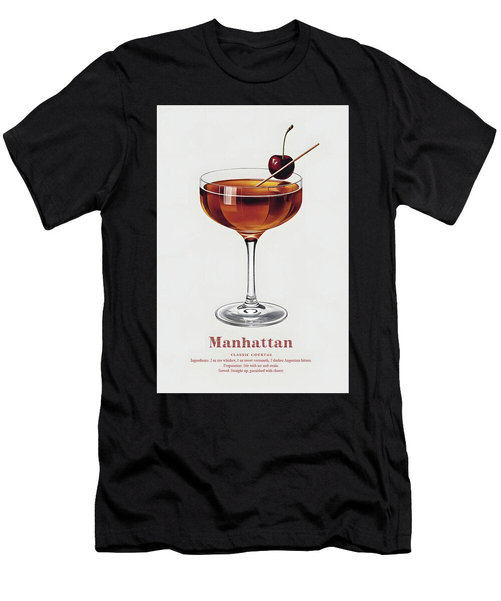 Classic Manhattan Cocktail Dale Kincaid T-Shirt
