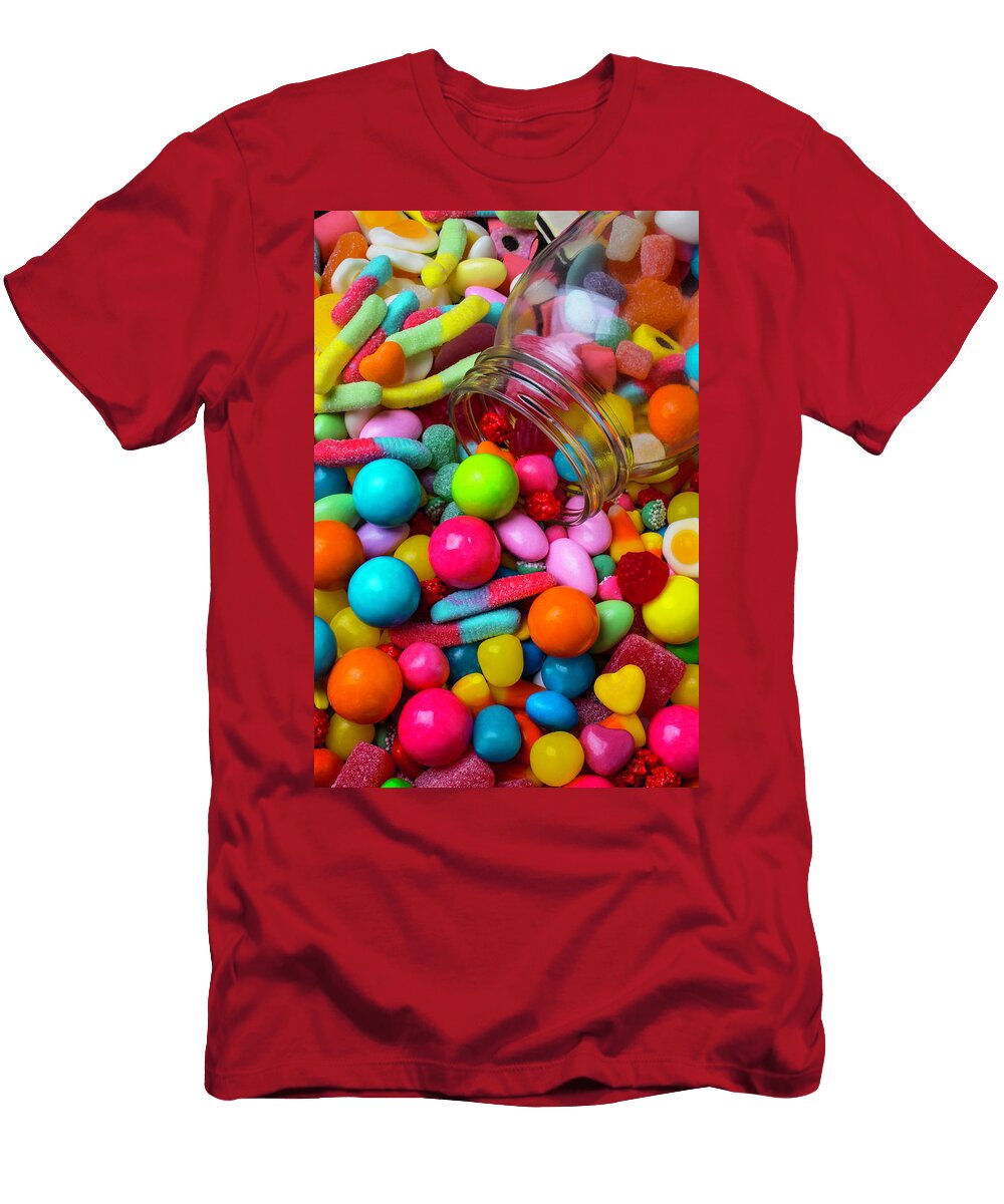 Clear Jar Spilling Candy Garry Gay T-Shirt