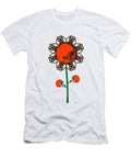 Cleveland Browns NFL Football Team Logo Flower Art Steven Shaver T-Shirt