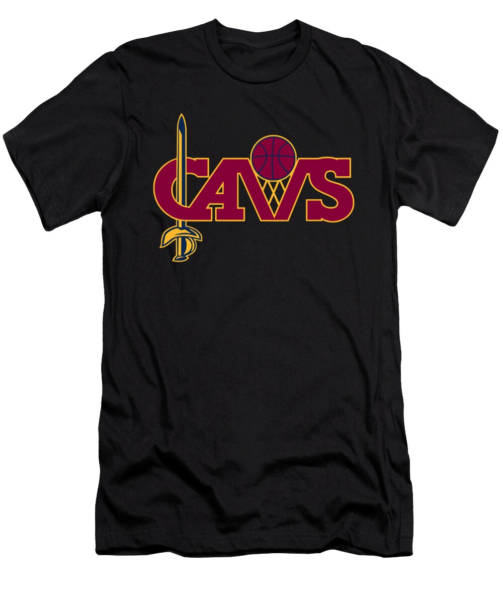 Cleveland Cavaliers Logo Rosa English T-Shirt