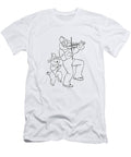 Clown and Poodle Dancing Csa Images T-Shirt