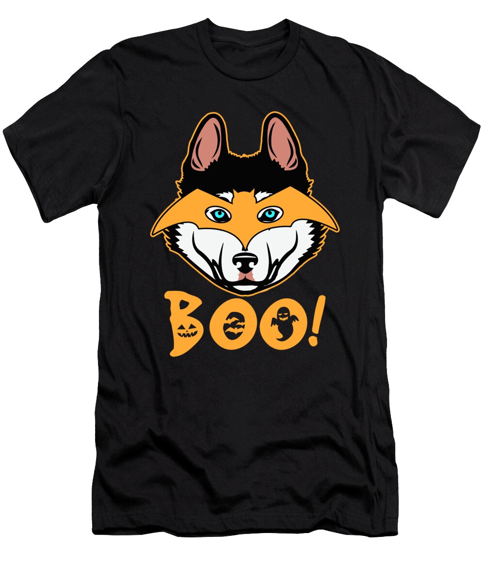Clown Husky Halloween Cute Husky Joker Makeup Dark Nikita Goel T-Shirt