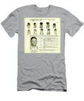 Clyde Barrow Fingerprints Jon Neidert T-Shirt