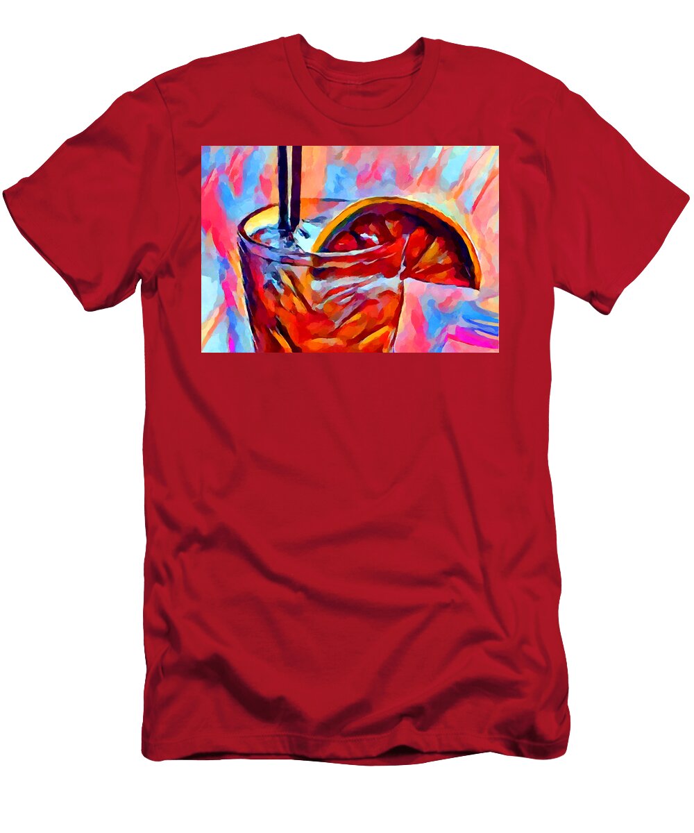 Cocktail 2 Watercolor Chris Butler T-Shirt