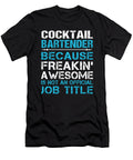Cocktail Bartender Freaking Awesome Job Gift Item Shi Hu Kang T-Shirt