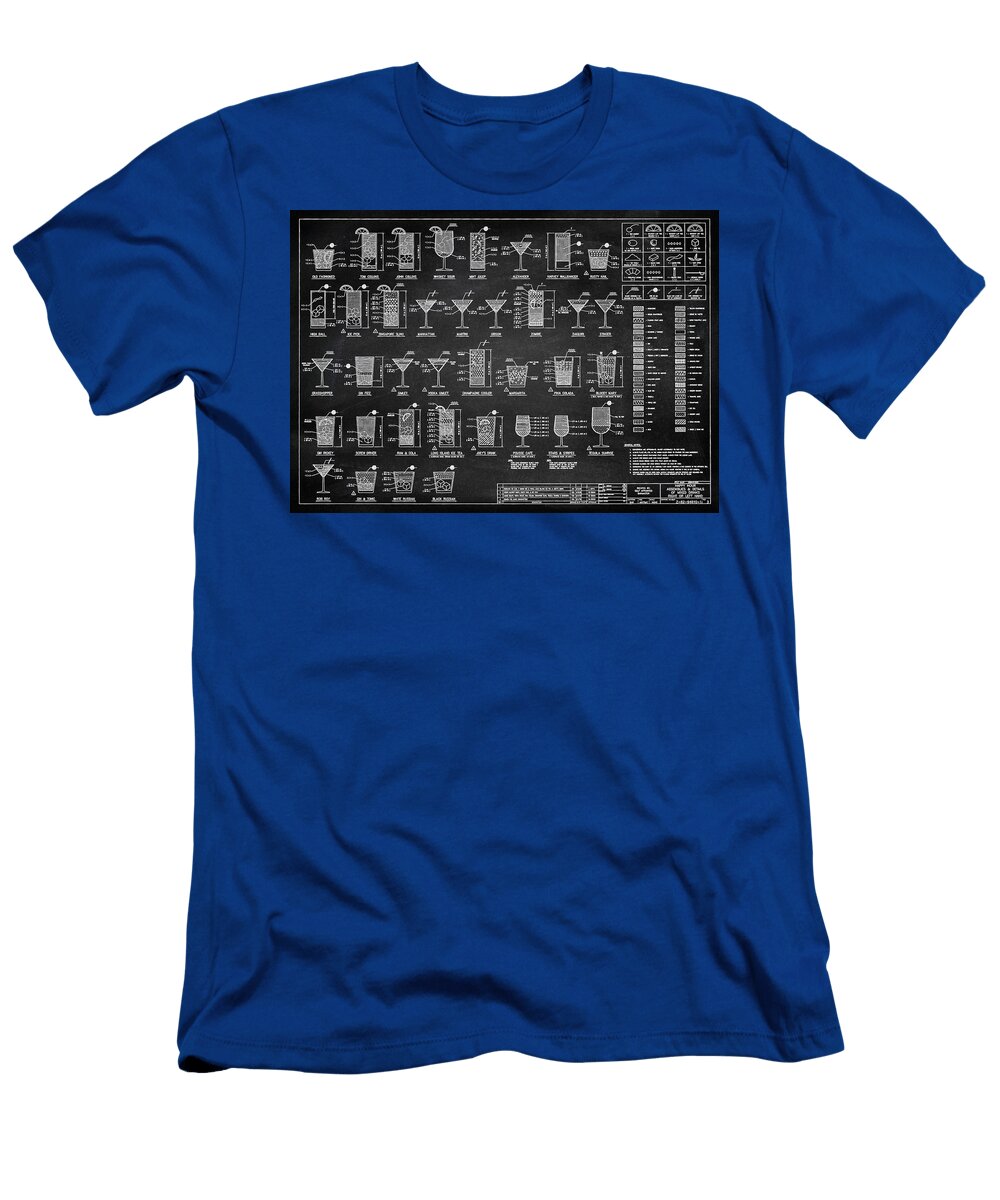Cocktail Chart Denny H T-Shirt