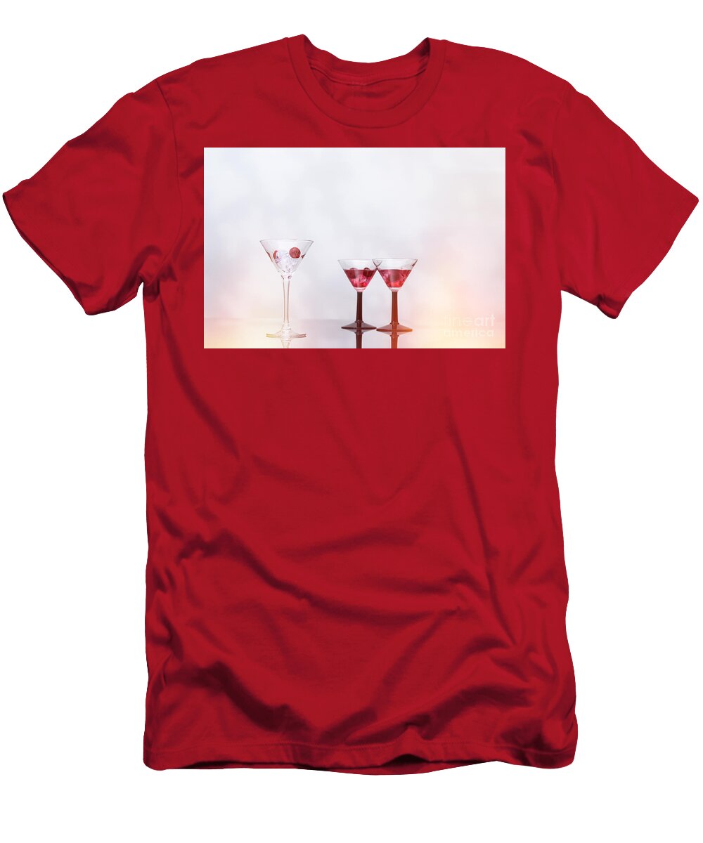 Cocktail Glass Filled with Ice Amanda and Christopher Elwell T-Shirt