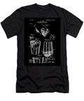 Cocktail Mixer and Strainer Patent 1902 Black Stephen Younts T-Shirt