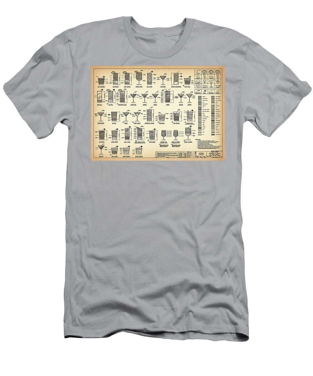Cocktail Poster Vintage Art Denny H T-Shirt