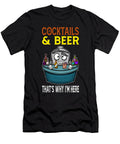 Cocktails Beers Thats Why Im Here Barkeeper Colorfulsnow T-Shirt