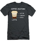 Coffee Anatomy Latte Barista for Men Women Coffee Lover Brewer Worker Crazy Squirrel T-Shirt