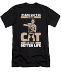 Coffee Artist Cat Cafe Caffeine Bean Barista Crazy Squirrel T-Shirt