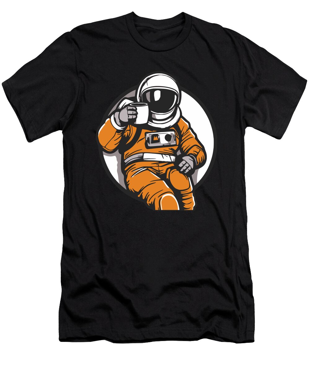 Coffee Astronaut Barista Roaster Cafe Roasting Coffee Crazy Squirrel T-Shirt