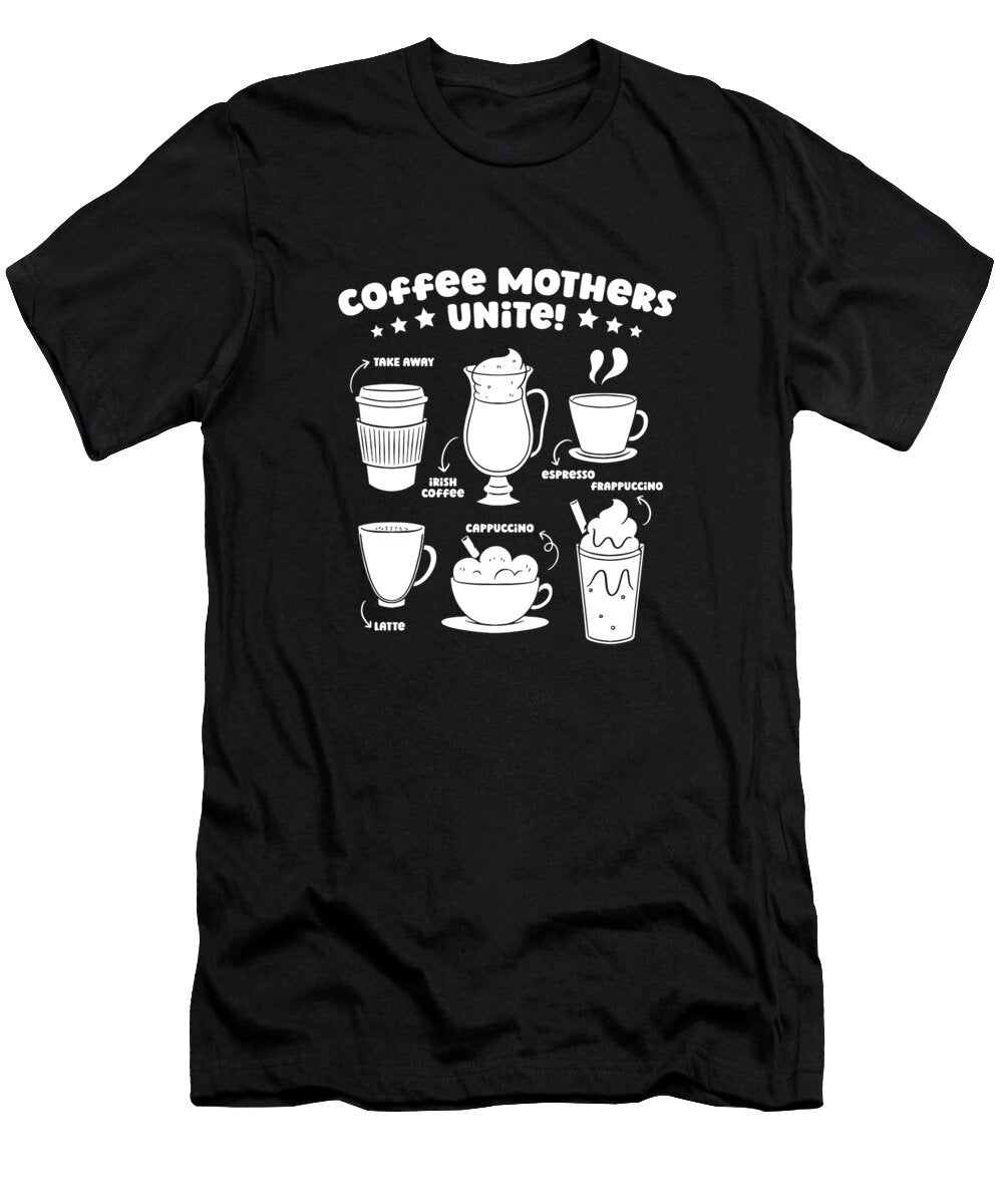 Coffee Barista Cafe Roasting Roaster Coffee Mom Crazy Squirrel T-Shirt