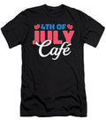Coffee Barista Roasting Cafe Roaster Coffee 4th of July Crazy Squirrel T-Shirt