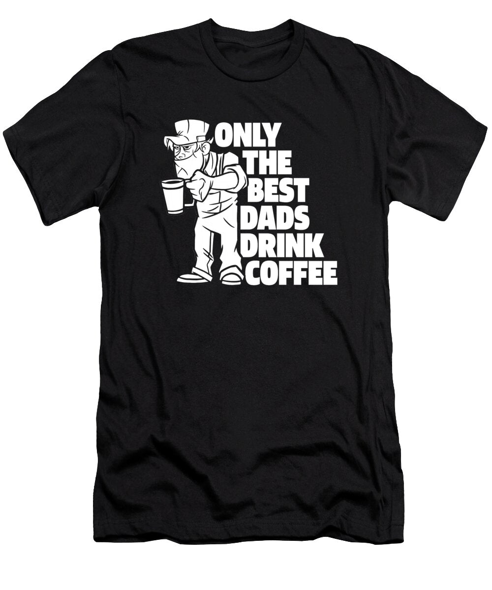 Coffee Barista Roasting Cafe Roaster Coffee Dad Crazy Squirrel T-Shirt