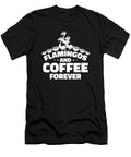 Coffee Barista Roasting Cafe Roaster Coffee Flamingo Crazy Squirrel T-Shirt