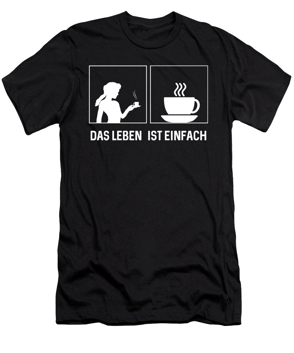 Coffee Bean Coffee Shop Tired Break Barista Gift Muc Designs T-Shirt
