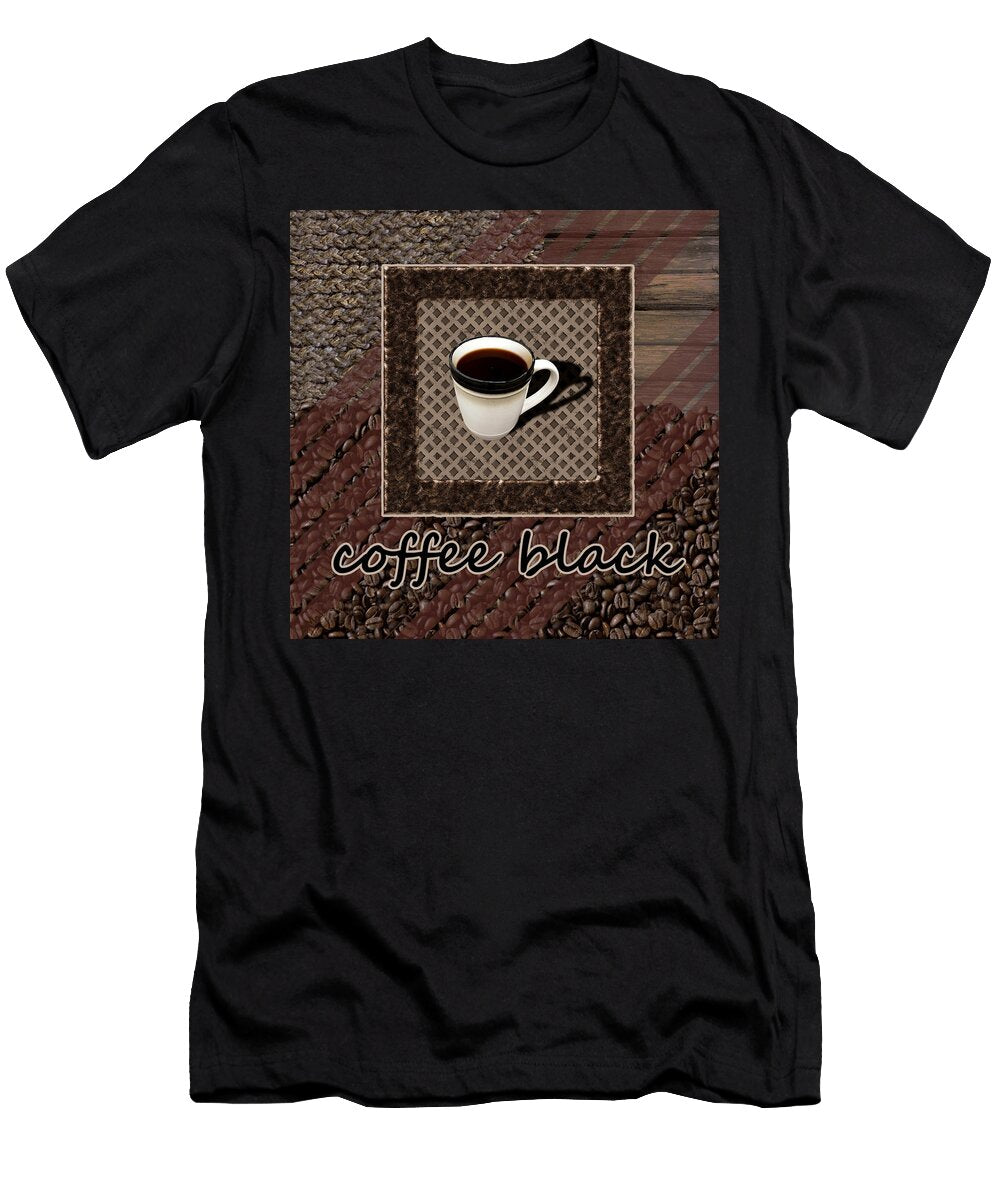 Coffee Black Coffee Art Anastasiya Malakhova T-Shirt