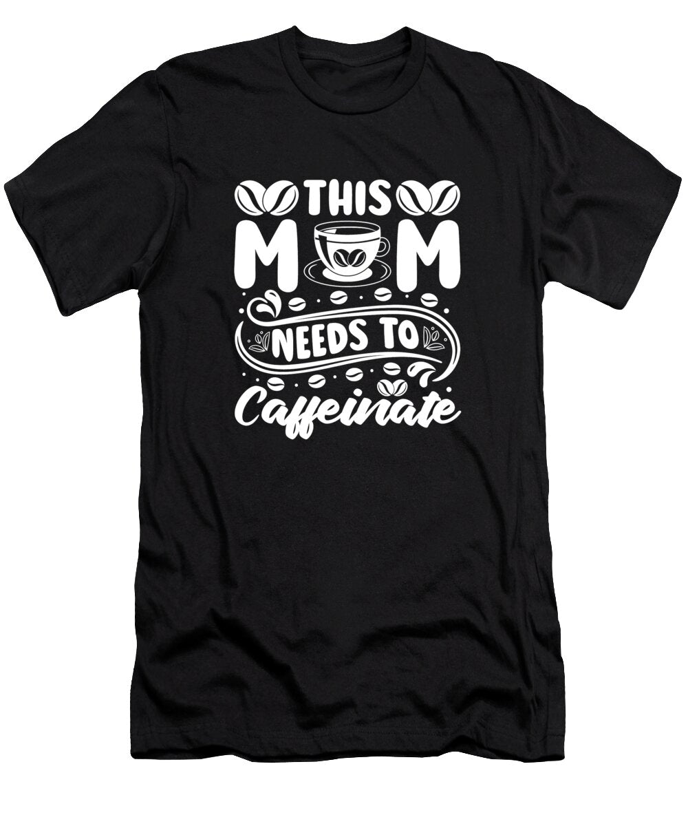 Coffee Cafe Barista Roasting Roaster Coffee Mom Crazy Squirrel T-Shirt