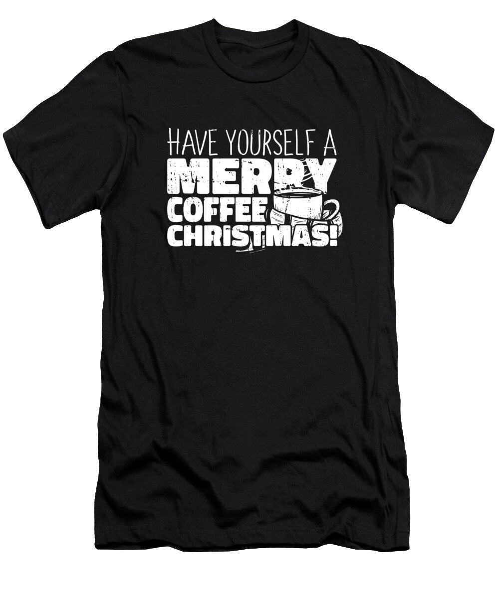 Coffee Cafe Roasting Roaster Barista Coffee Christmas Crazy Squirrel T-Shirt