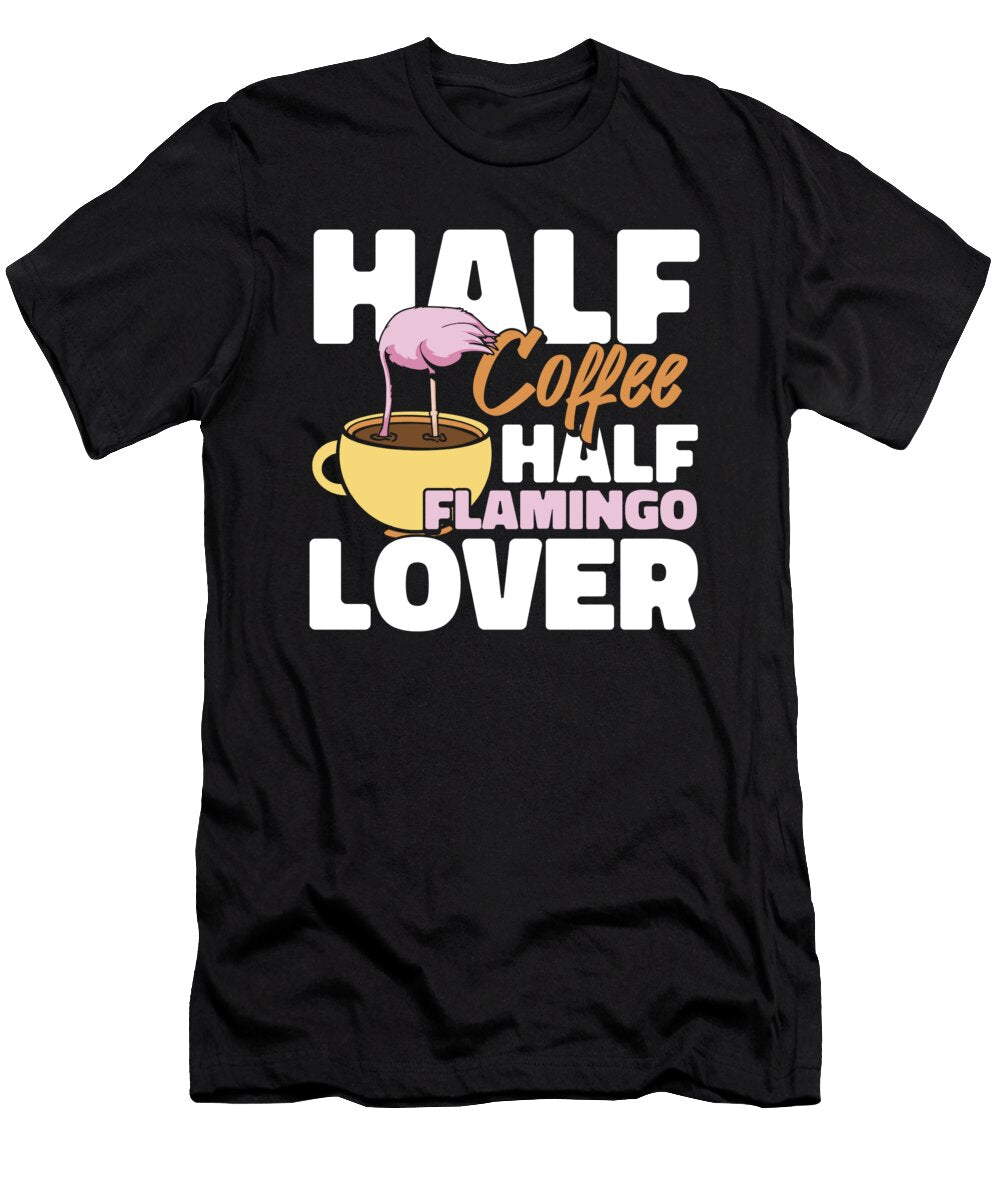 Coffee Caffeine Barista Roasting Cafe Coffee Flamingo Crazy Squirrel T-Shirt