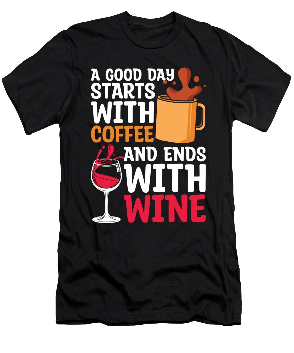 Coffee Caffeine Cafe Roaster Barista Roasting Coffee Wine Crazy Squirrel T-Shirt
