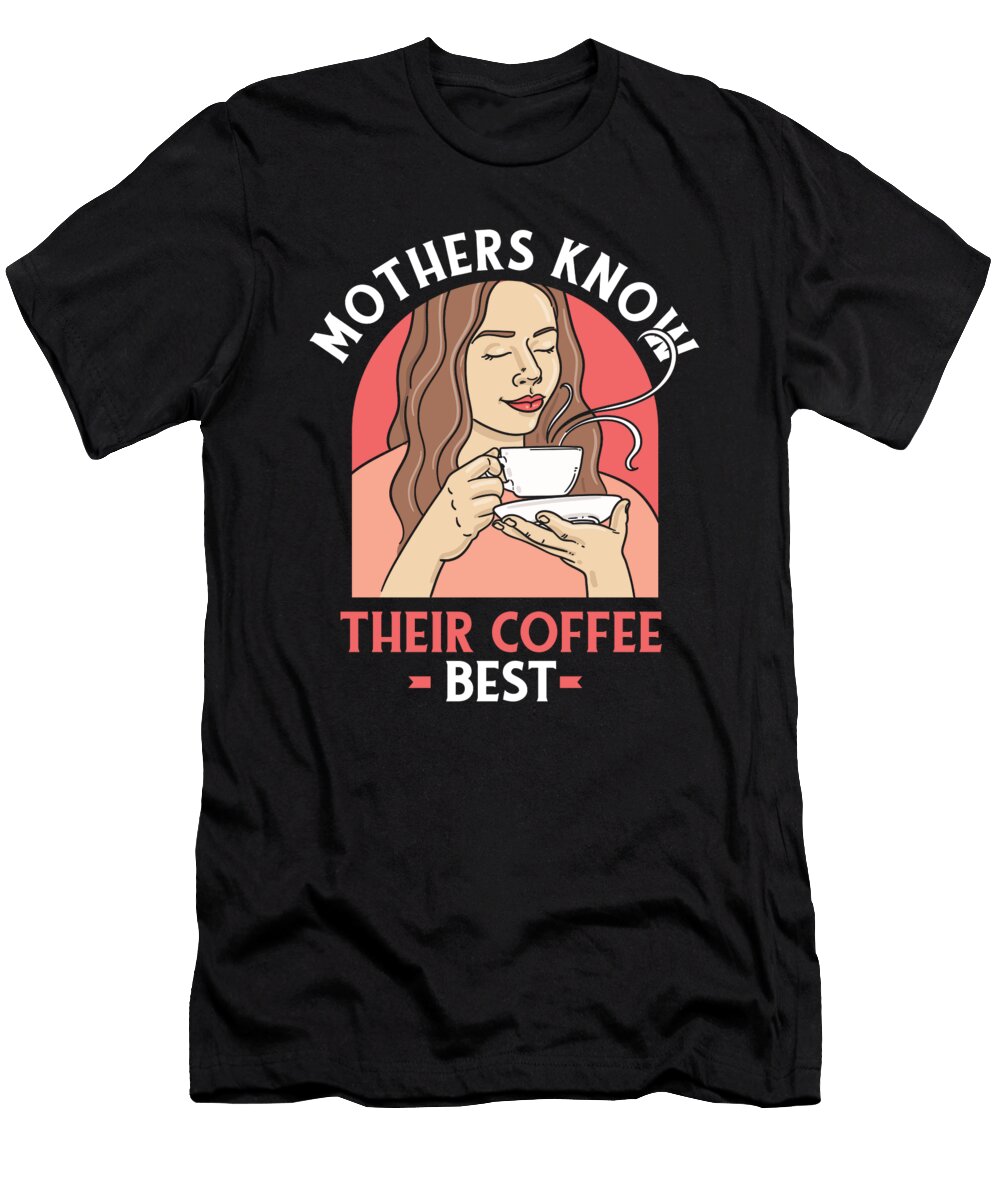 Coffee Caffeine Cafe Roaster Roasting Barista Coffee Mom Crazy Squirrel T-Shirt
