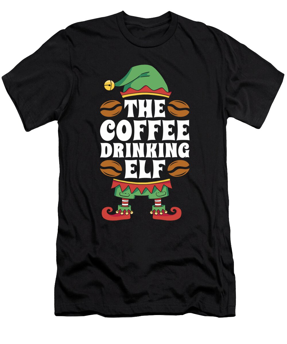 Coffee Caffeine Cafe Roasting Barista Coffee Christmas Crazy Squirrel T-Shirt