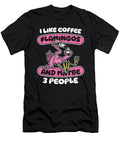 Coffee Caffeine Roaster Barista Cafe Coffee Flamingo Crazy Squirrel T-Shirt