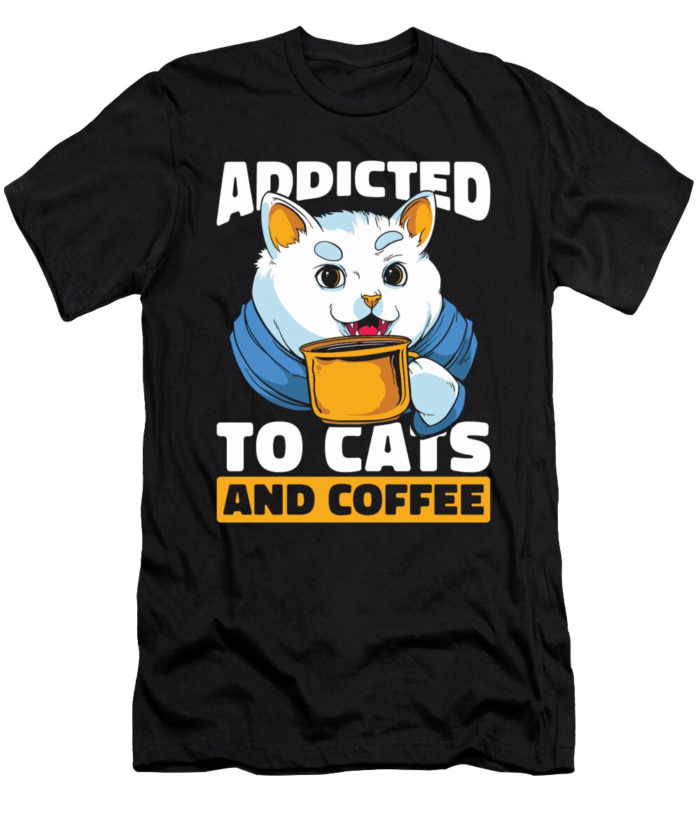 Coffee Caffeine Roaster Barista Roasting Cafe Coffee Cat Crazy Squirrel T-Shirt
