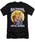Coffee Caffeine Roaster Cafe Barista Roasting Coffee Owl Crazy Squirrel T-Shirt