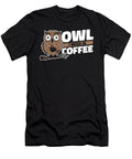 Coffee Caffeine Roaster Cafe Roasting Barista Coffee Owl Crazy Squirrel T-Shirt
