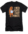 Coffee Caffeine Roasting Barista Cafe Roaster Coffee Sloth Crazy Squirrel T-Shirt