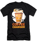 Coffee Charger Funny Coffee Sarcastic Humor Florian Dold Art T-Shirt