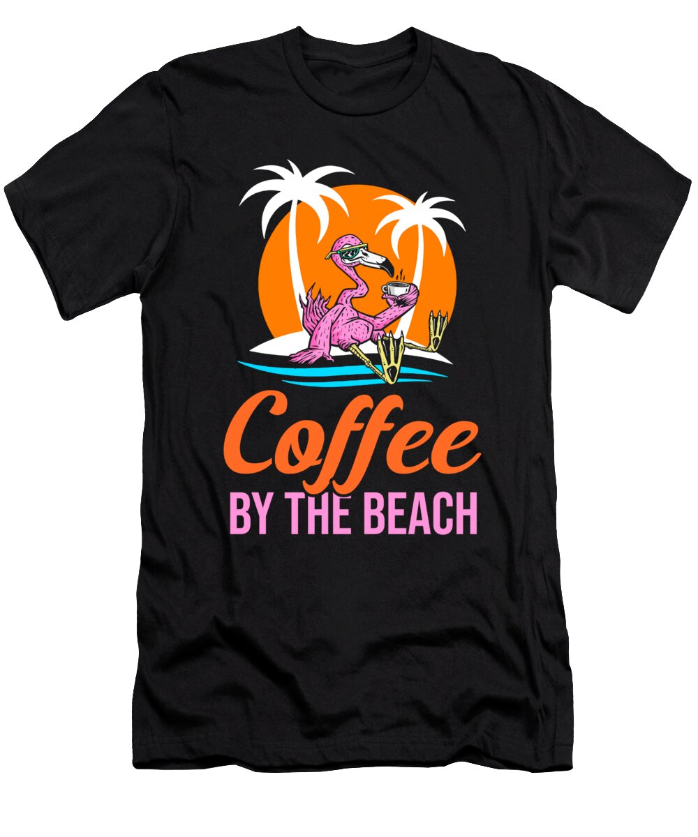 Coffee Cool Barista Cafe Roaster Roasting Coffee Flamingo Crazy Squirrel T-Shirt